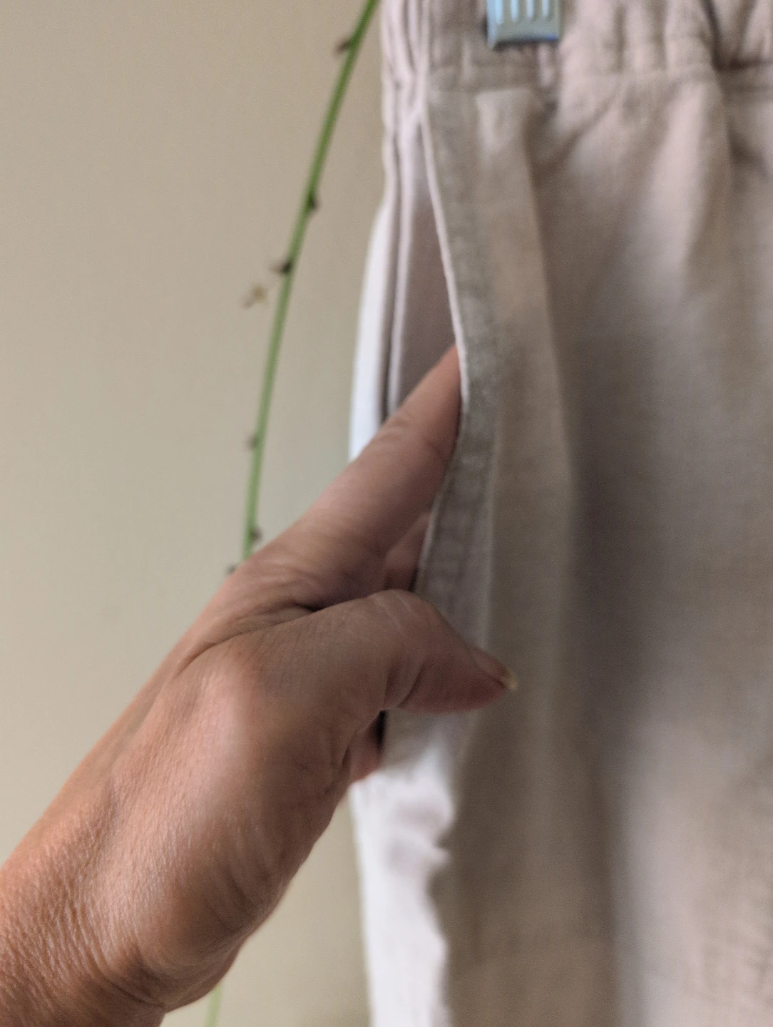 Cherokee beige linen-blend very long skirt - photo 3