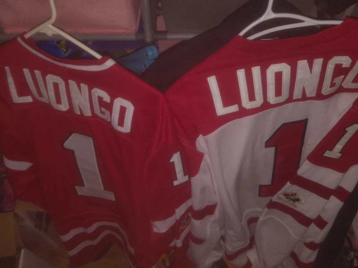 Two Nike Luongo Team Canada 2010 Jerseys