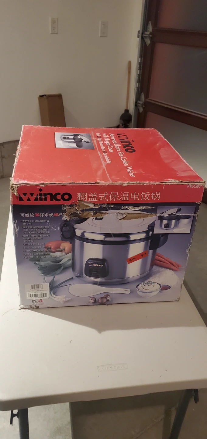 Winco Advanced Electric Rice Cooker/Warmer RC-S300 - photo 2