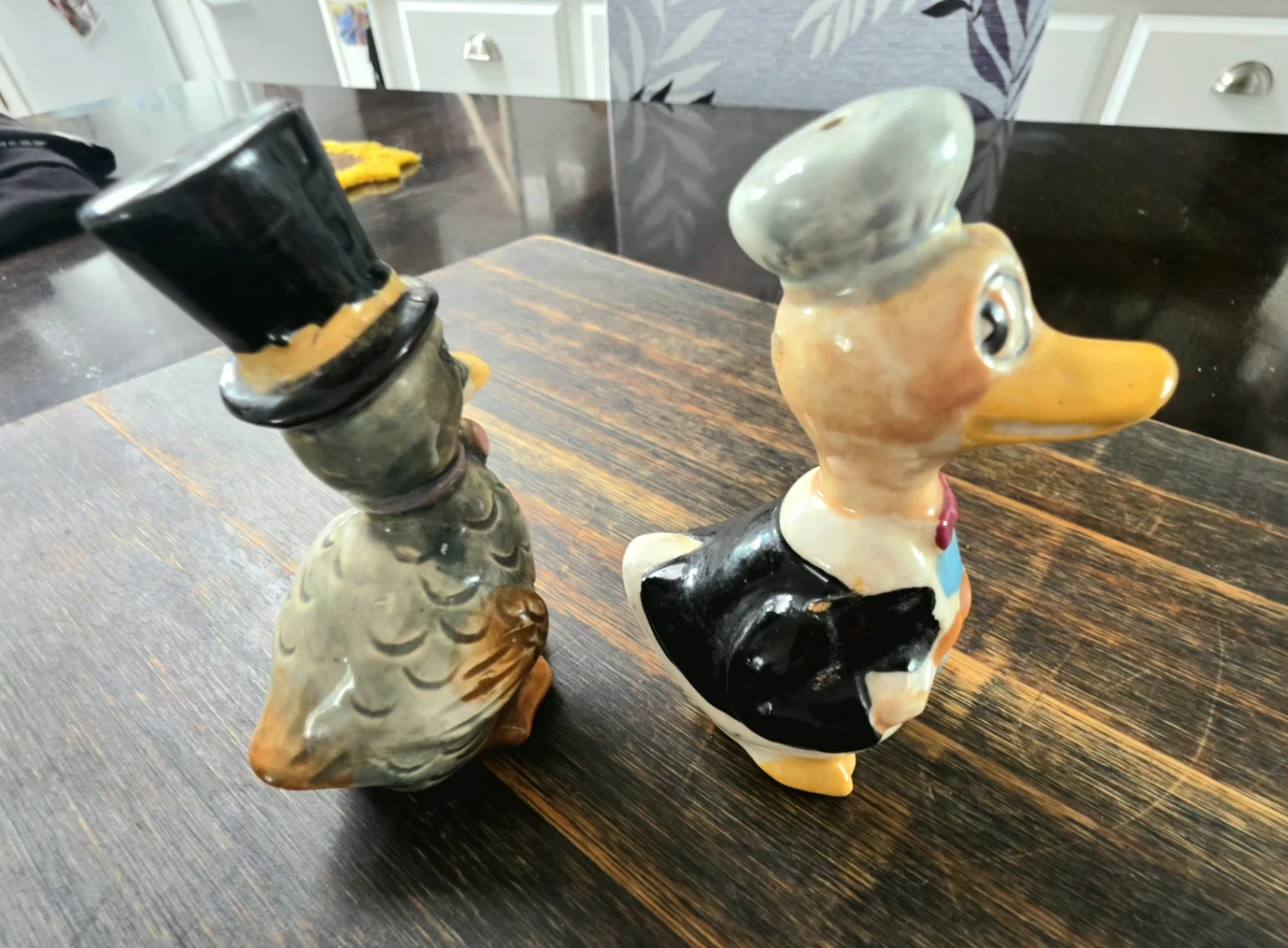Vintage Ceramic Duck Salt and Pepper Shakers - photo 4