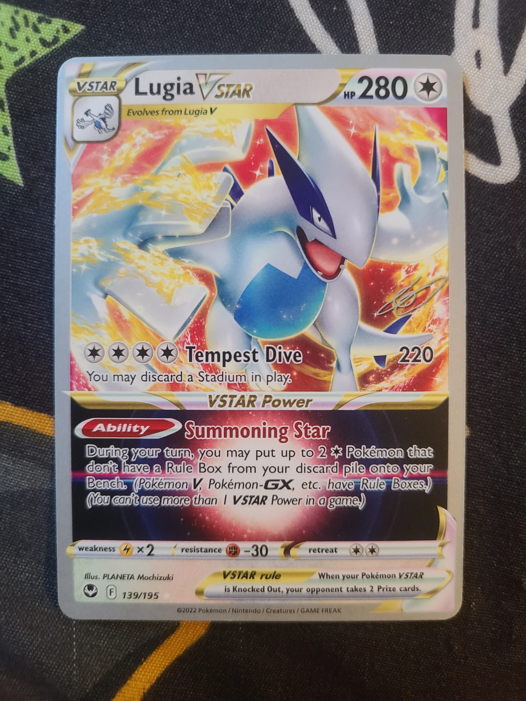 Lugia VSTAR Pokemon World Championships 2023 Card