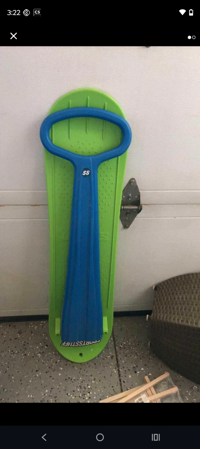 Sportsstuff Green and Blue Snow Slider