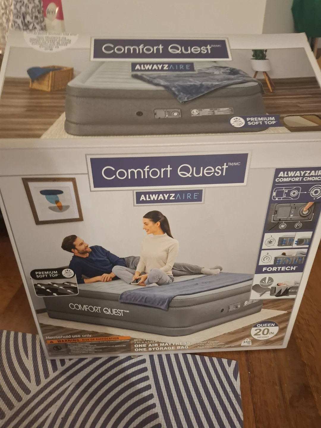 Comfort Quest AlwayzAire Queen Air Mattress