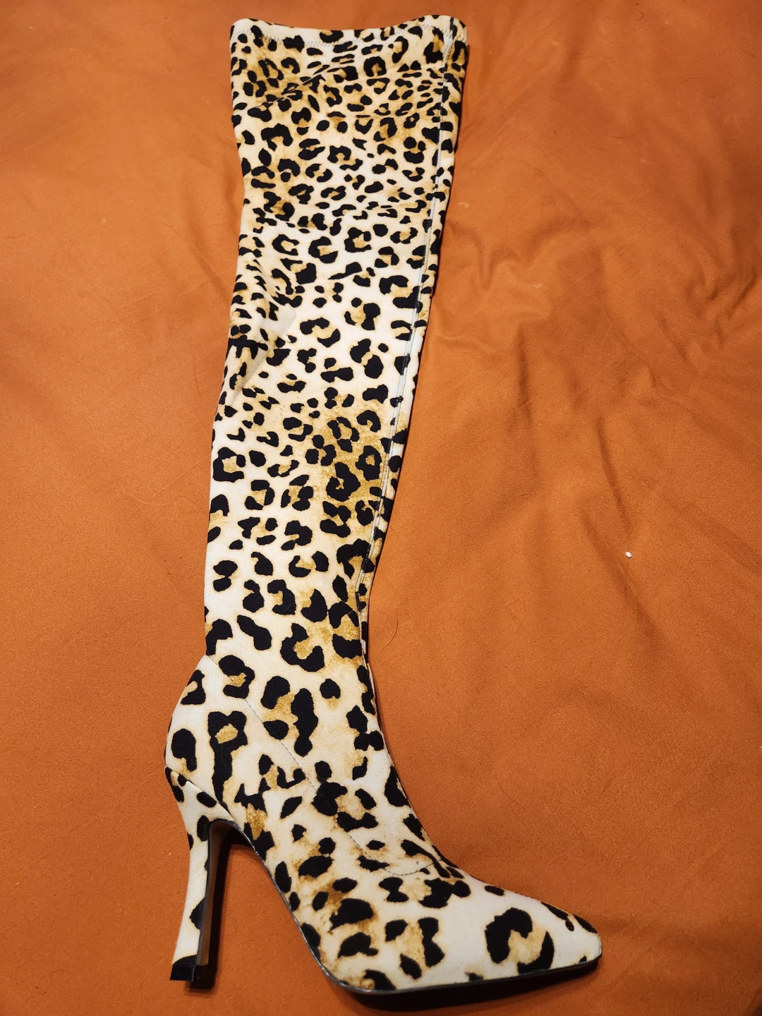 Leopard Print Thigh High Boots 7 - photo 2
