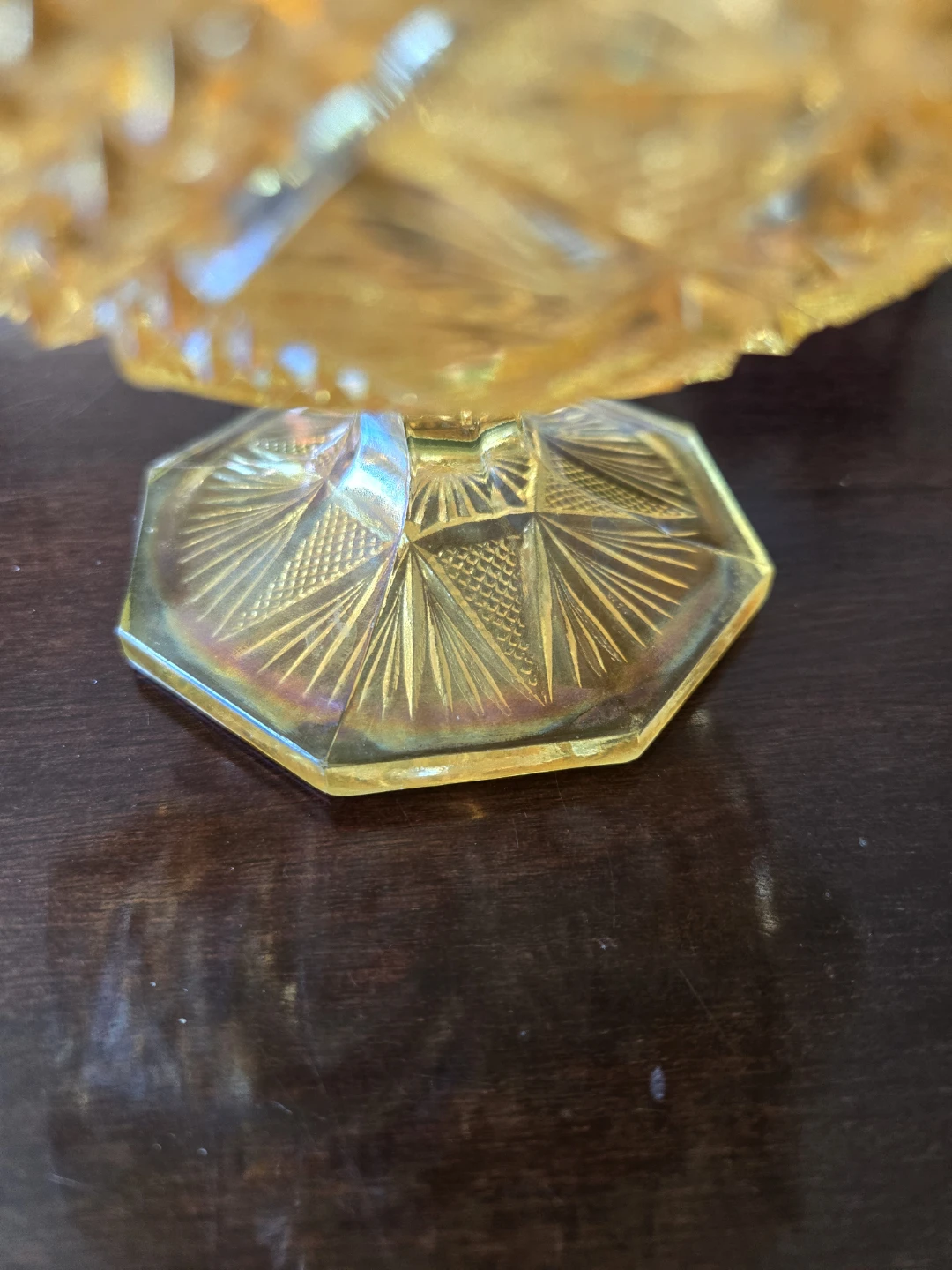 Antique Imperial Glass "Eastern Star" Bowl - photo 3