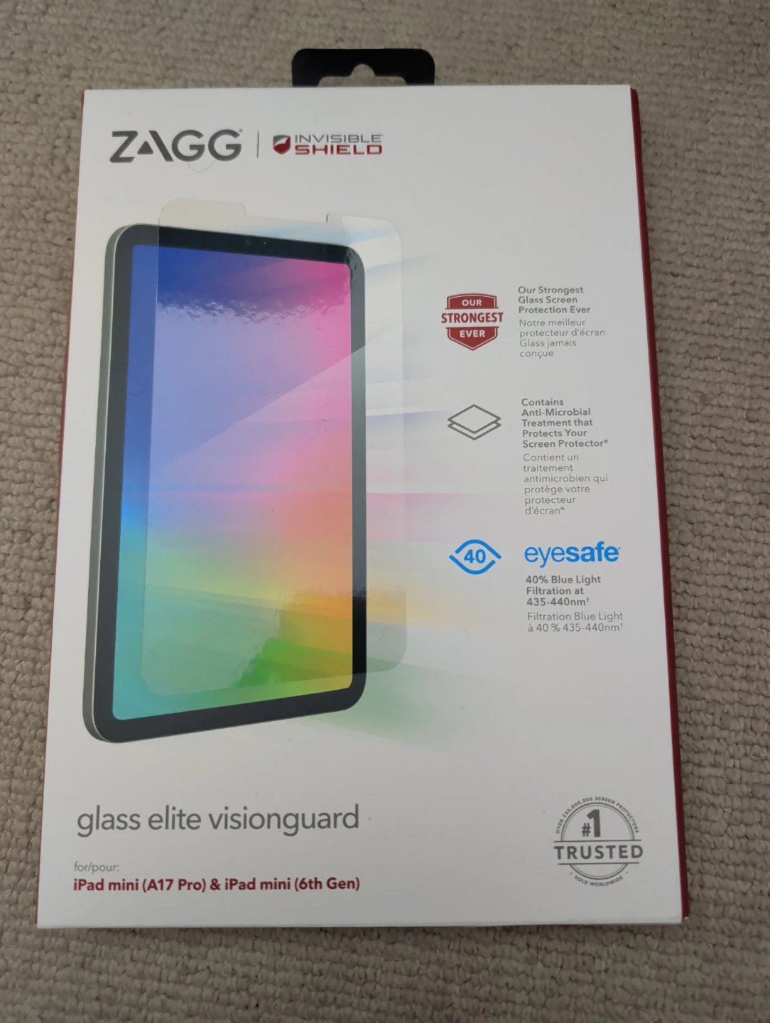 ZAGG InvisibleShield Glass Elite VisionGuard for iPad mini