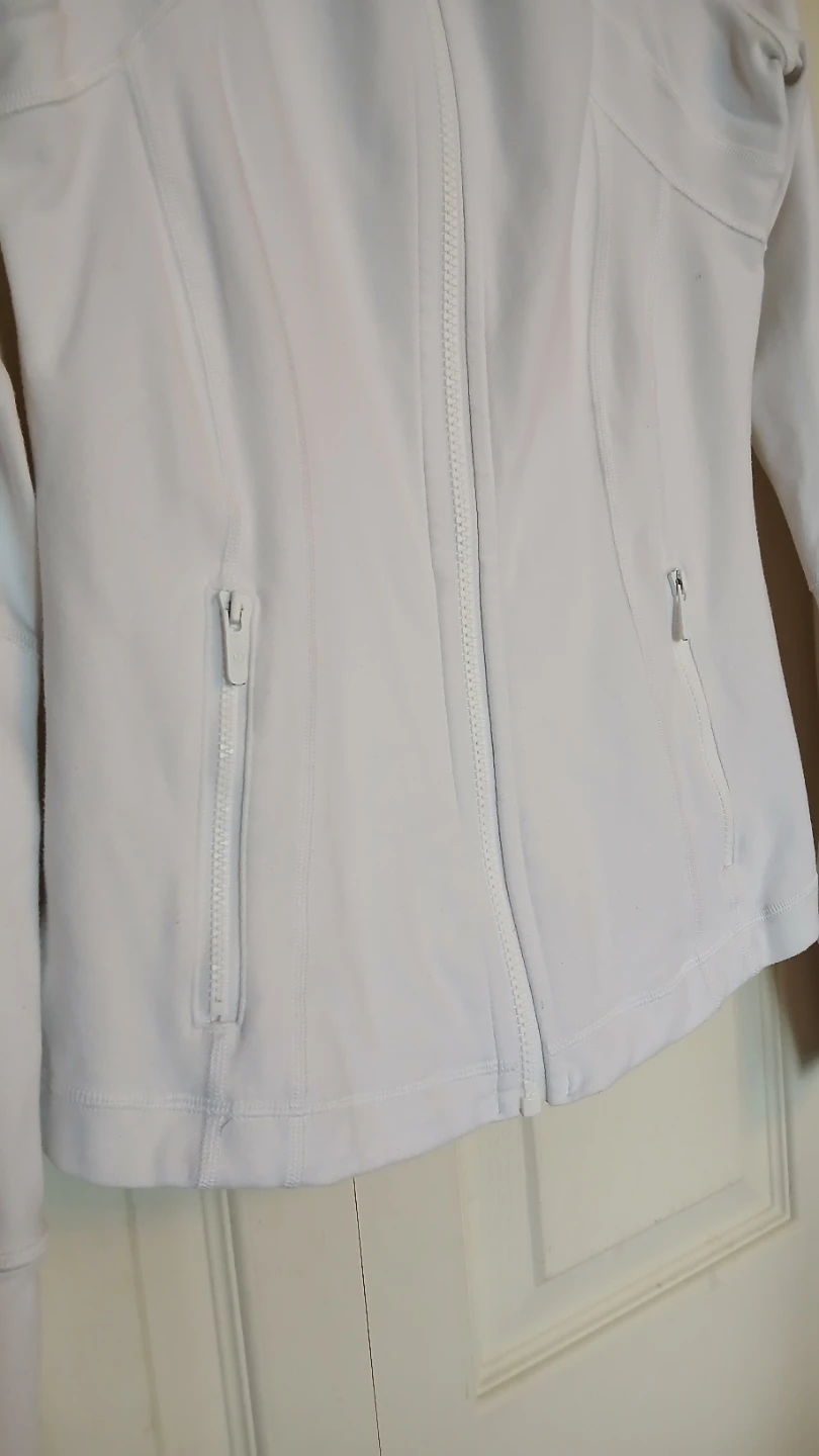 Lululemon define white zip up jacket size 6 - photo 5