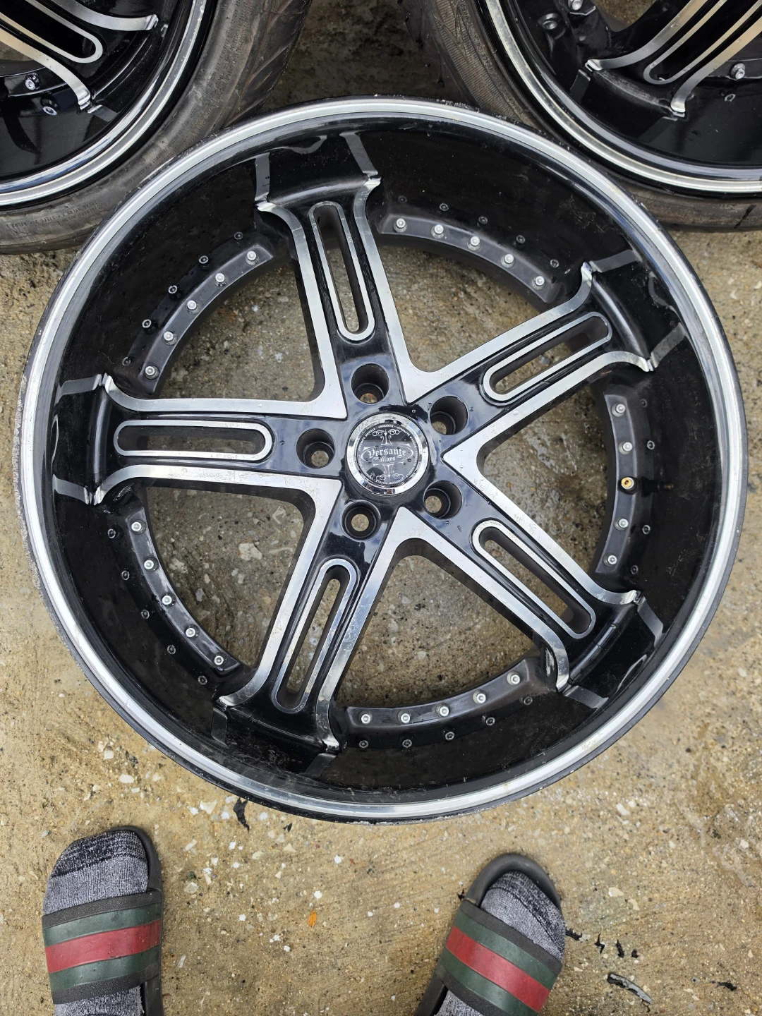 5 - 20 inch Versante rims wheels 5x112 w new tires - photo 5
