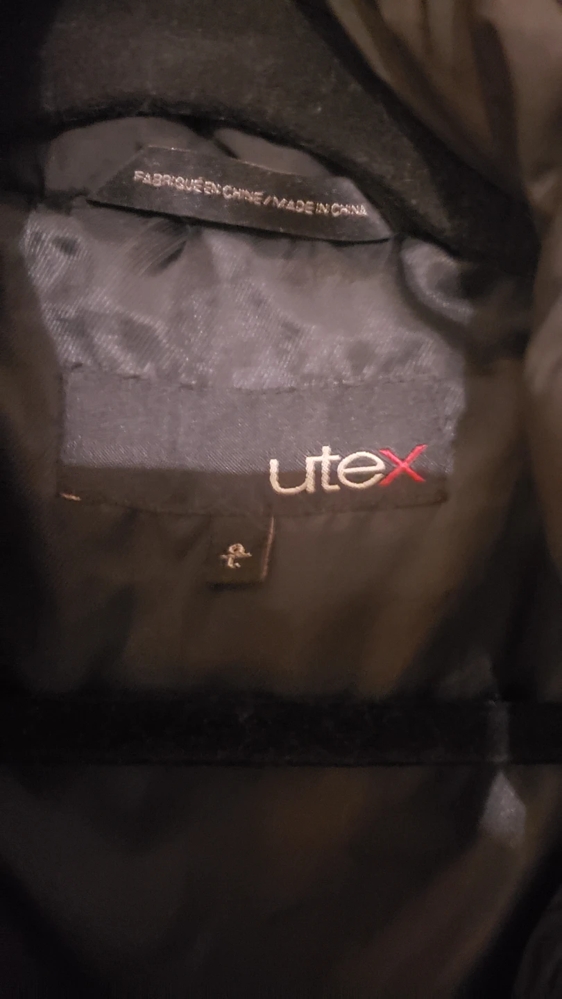 Utex Black Puffer Coat with Faux Fur Hood - photo 4
