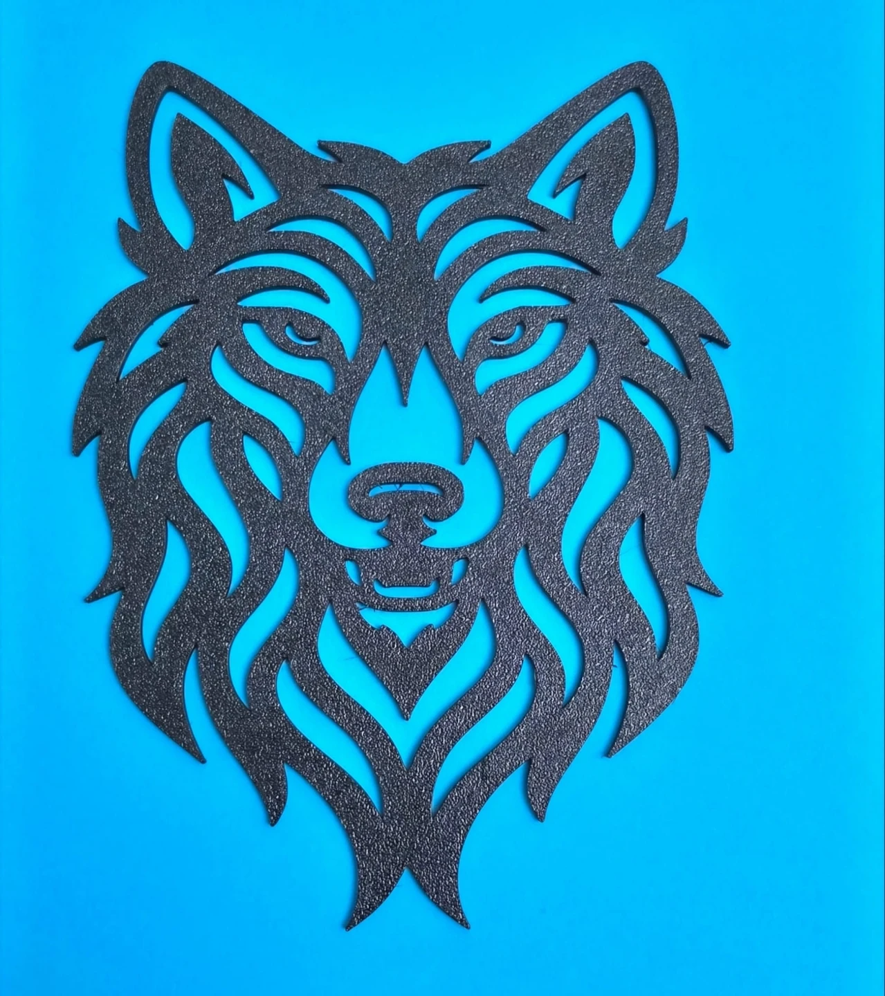 Metal Wolf Wall Decor
