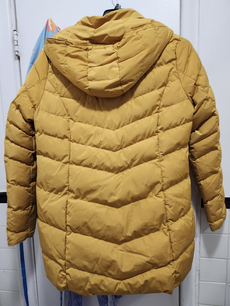 Tokyo Laundry Mustard Puffer Jacket Size Large - photo 2