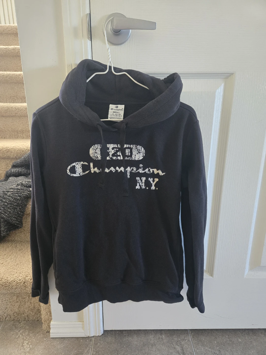 Black Champion Hoodie-Small