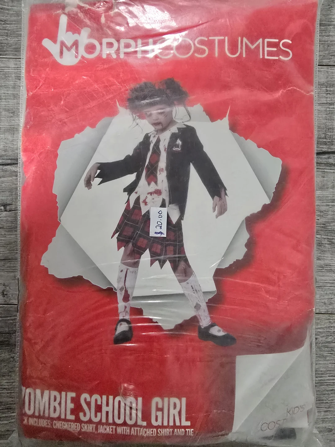 Medium-Morph Costumes School Girl Zombie Costume - photo 2
