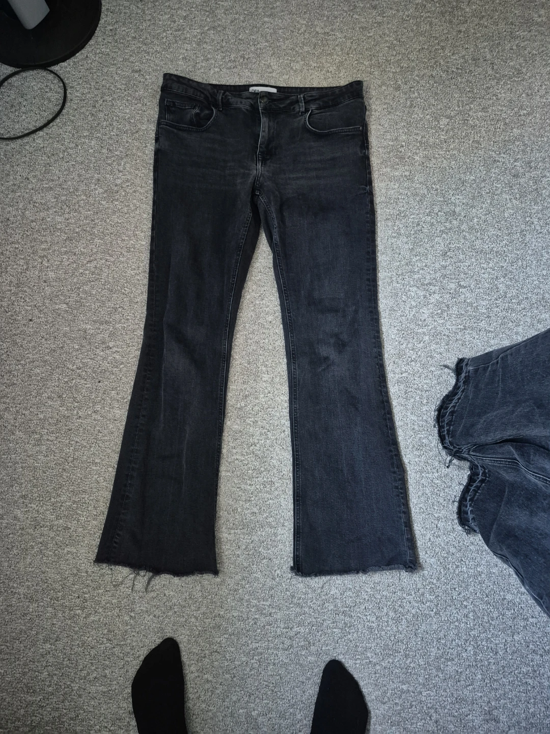 Orignal Zara black flare jeans - photo 2