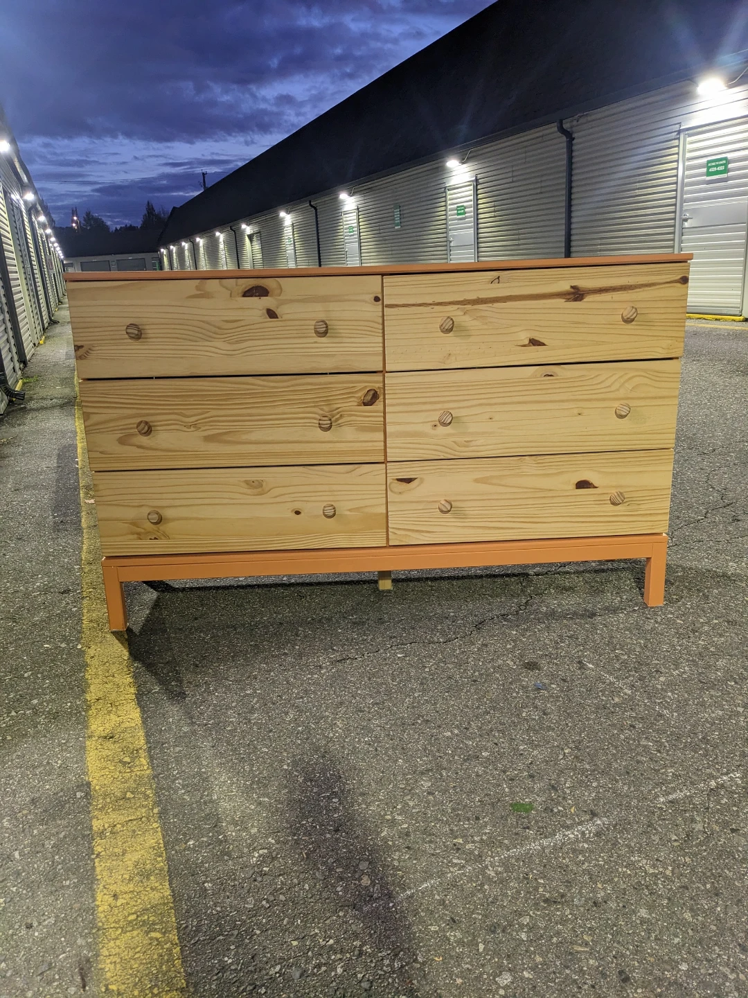 IKEA Tarva 6-Drawer Dresser one big and 2 small