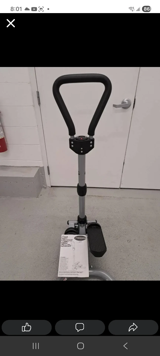 Sunny Health & Fitness Mini Stepper with Handle