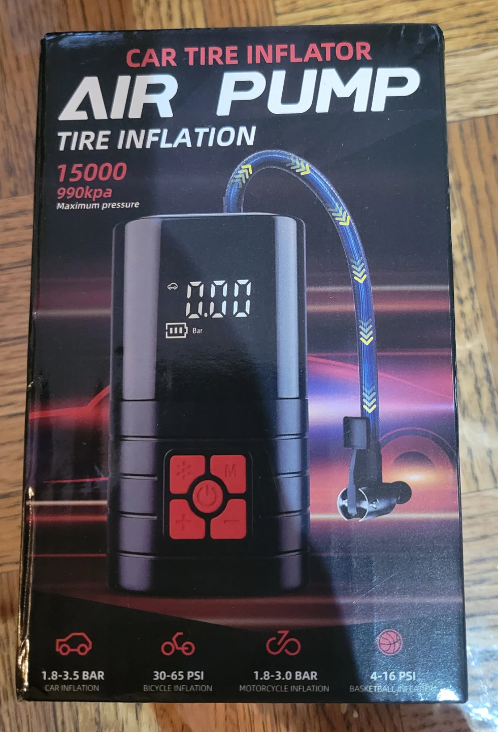 Brand new Portable Car/bike Tire Inflator Air Pump