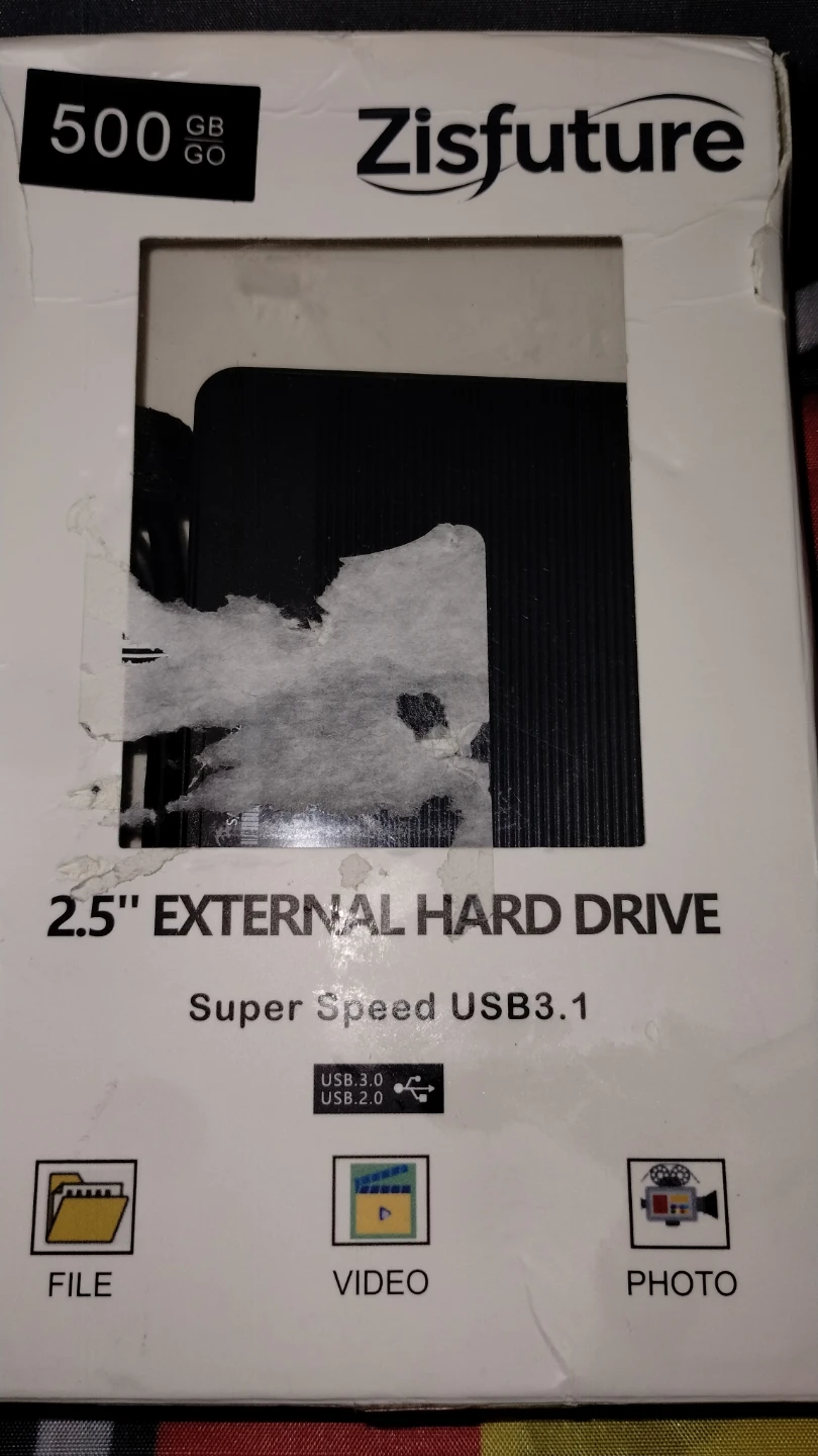 Zisfuture USB 3.1, 500GB External Hard Drive - photo 4