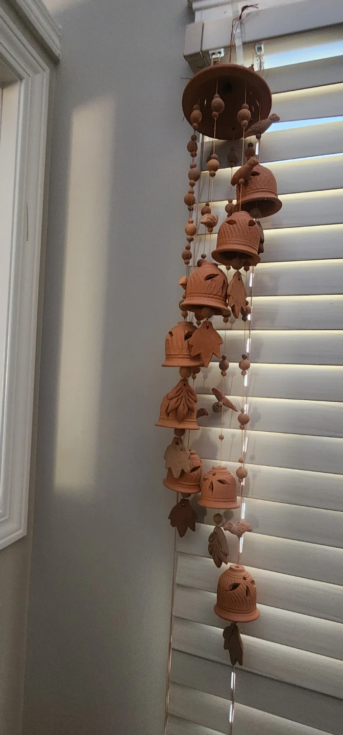 Terracotta Clay Decorative Wind Chime - photo 2