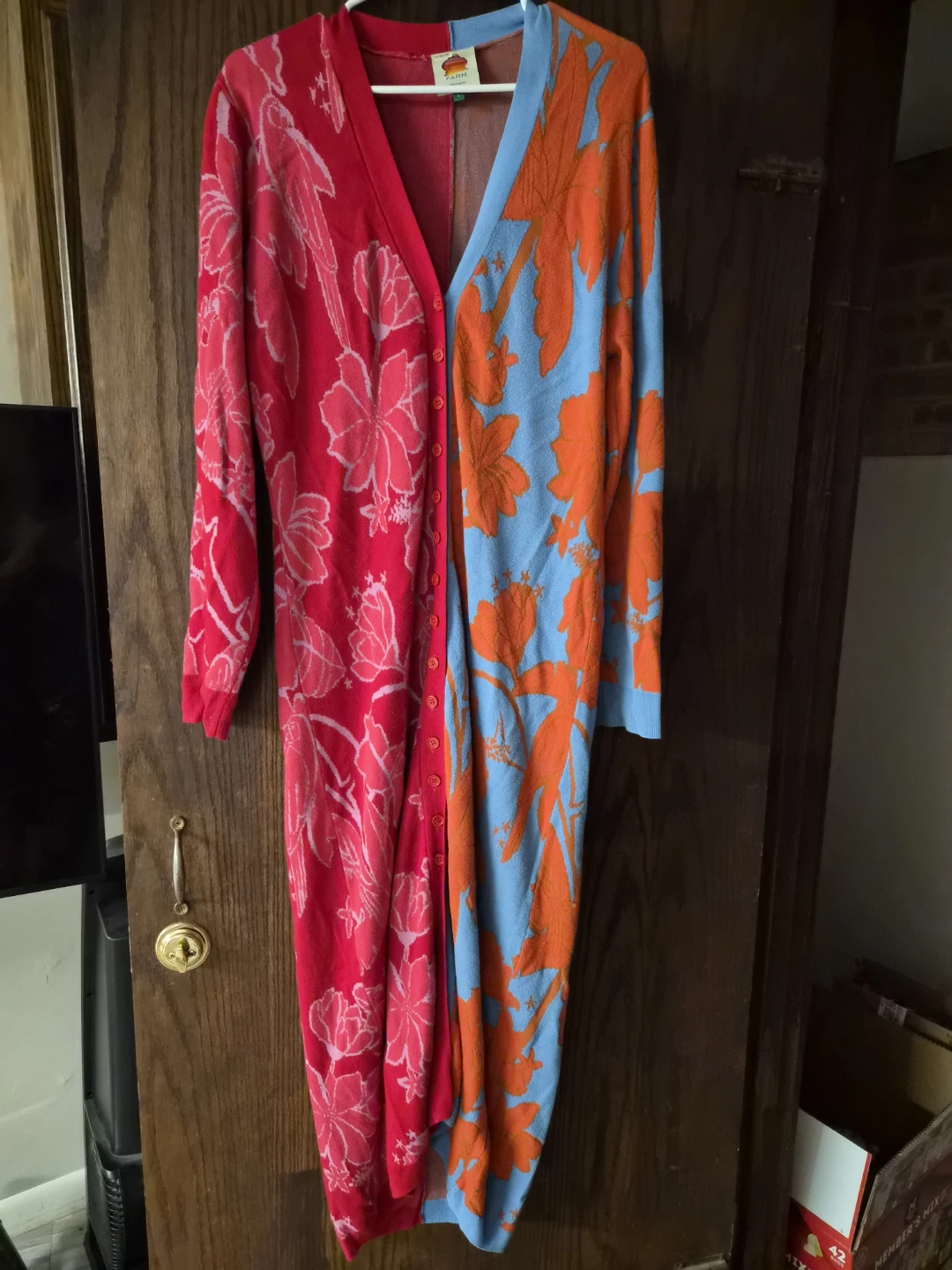 Farm Rio Long Floral Cardigan