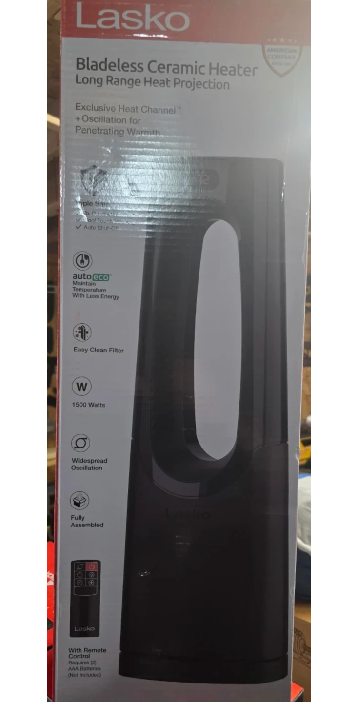 Lasko Bladeless Ceramic Heater Model CW100 - photo 2