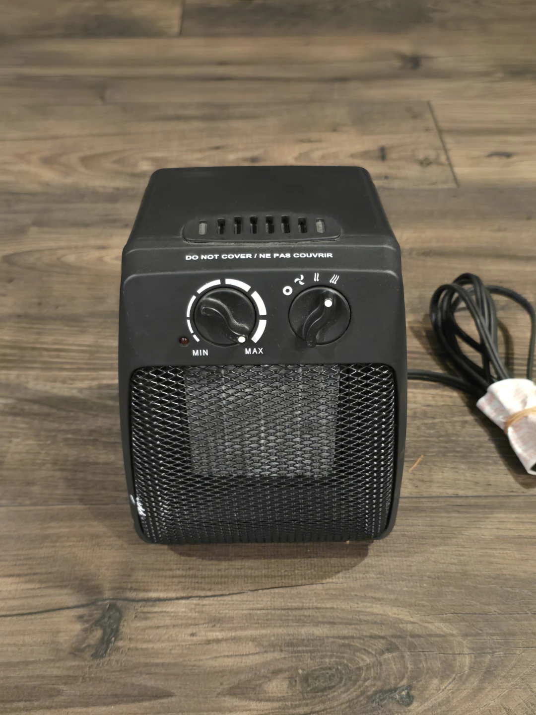 Black Portable Electric Space Heater