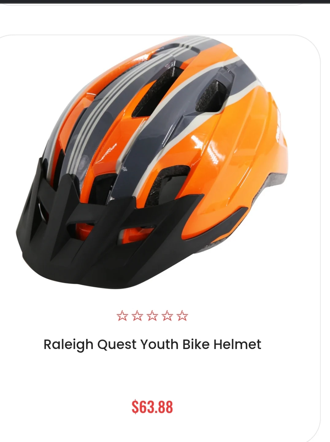 Raleigh Bicycle Helmet