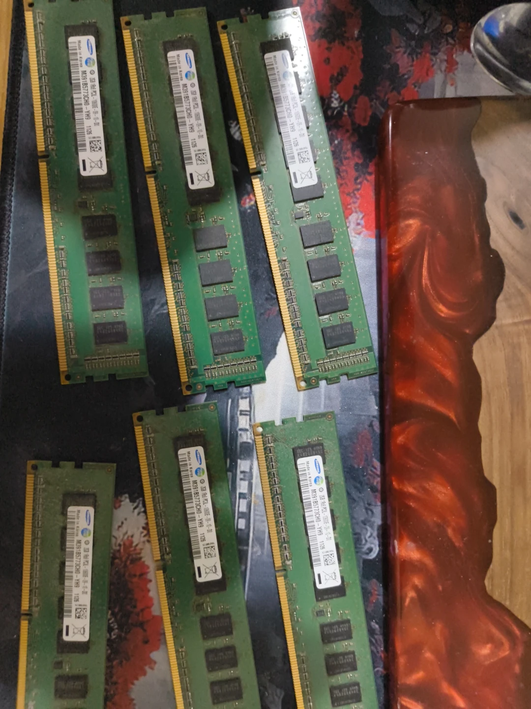6 Samsung 2GB DDR3 RAM Memory Modules