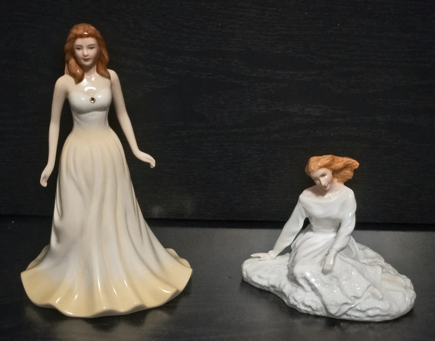 Royal Doulton Figurine Pair, June Pearl & Forever Yours, Mint