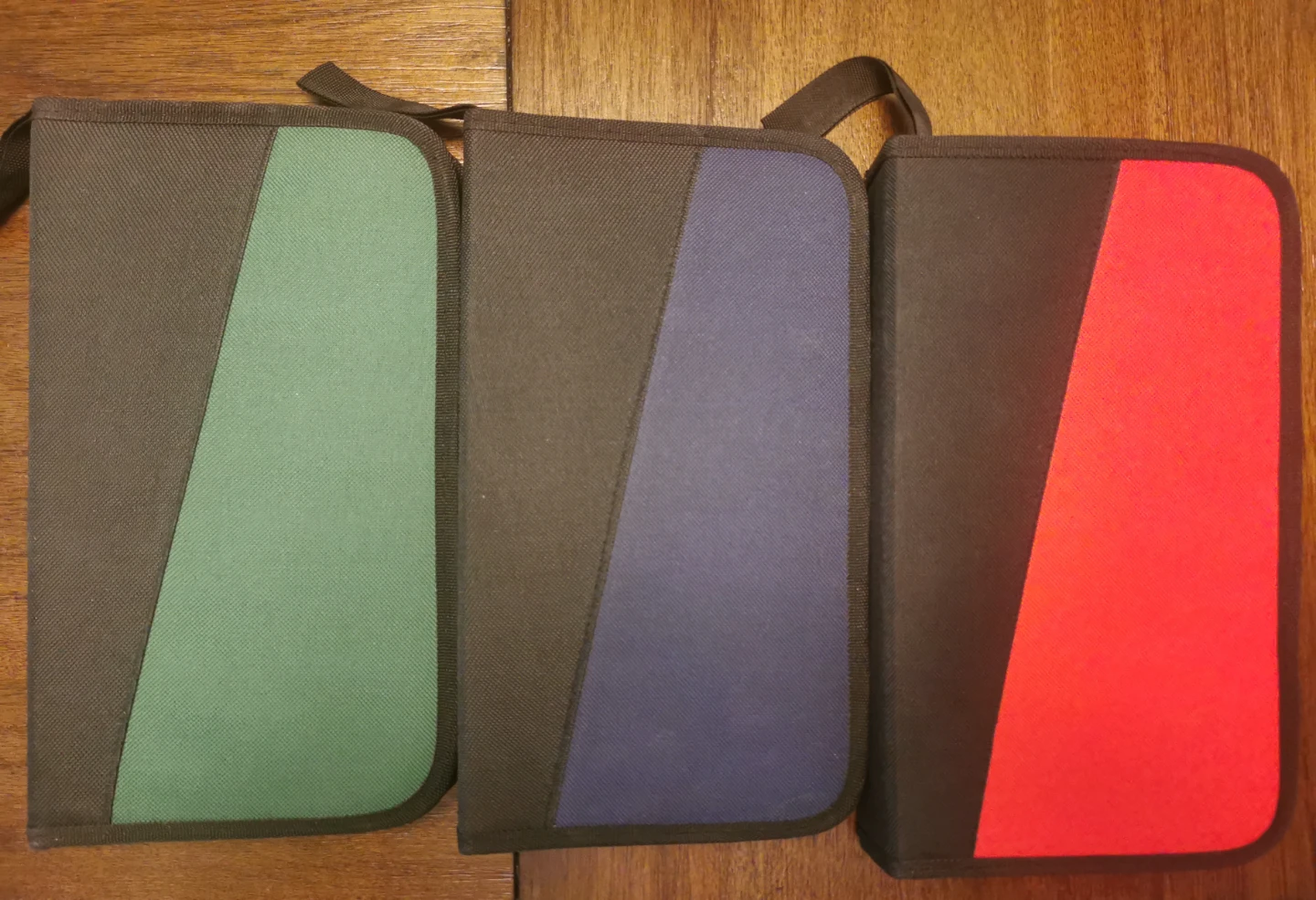 Set of 3 CD/DVD Storage Wallets