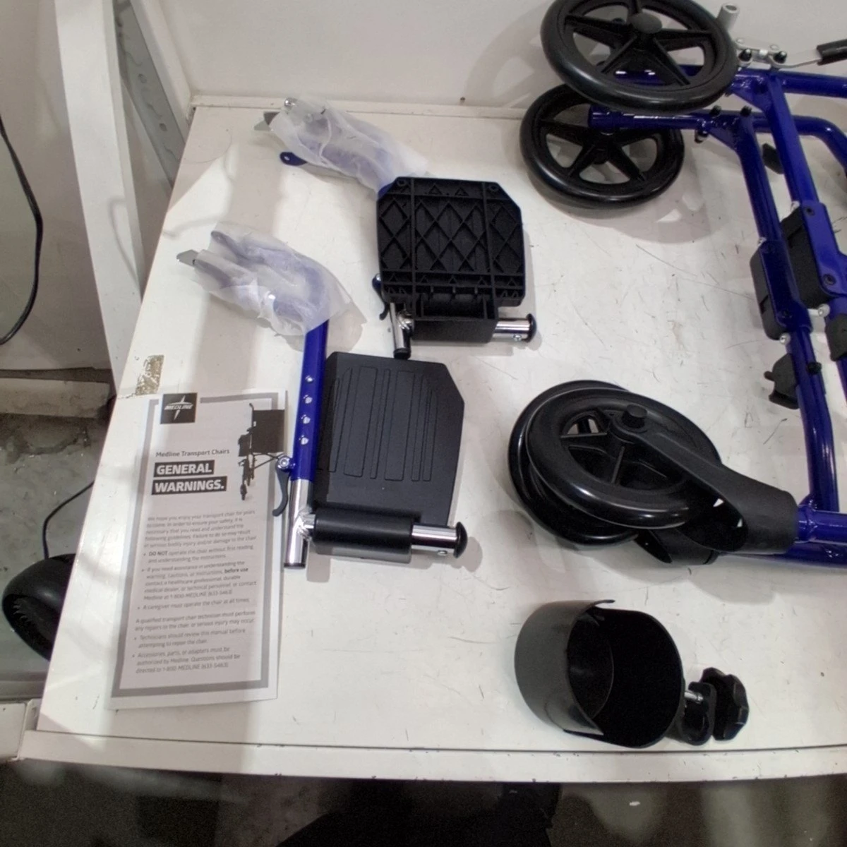 NEW- Medline Ultralight Transport Chair - photo 3