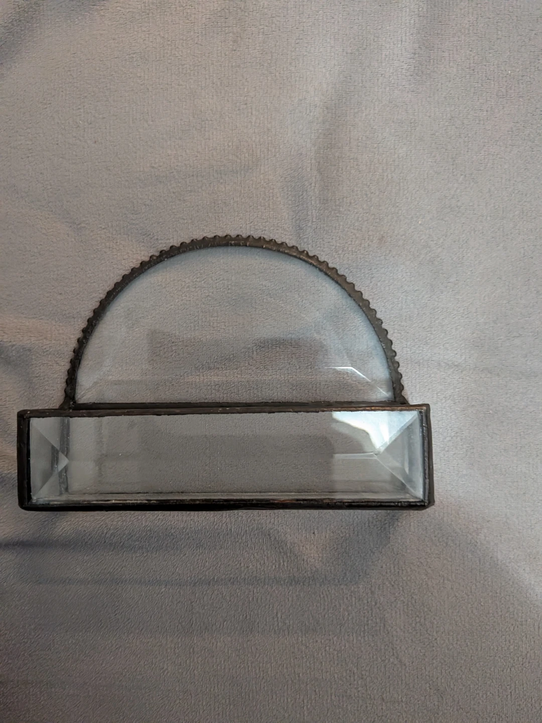 J. Devlin Beveled Glass Business Card Holder - CRD 101 Vintage