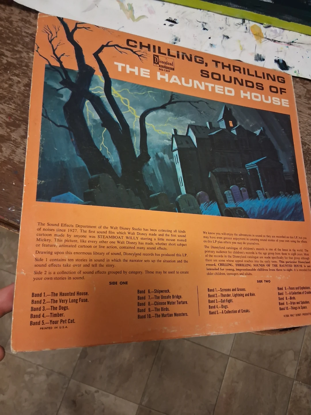Disneyland Chilling, Thrilling Sounds of the Haunted House LP - photo 2