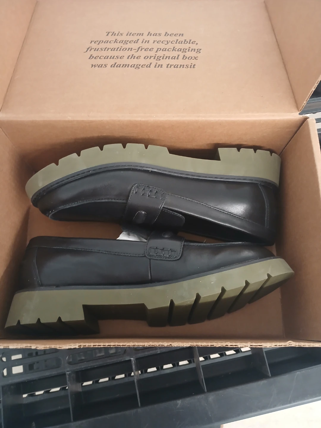Sanctuary Westside Loafers - Black/Green - Size 11M - photo 3
