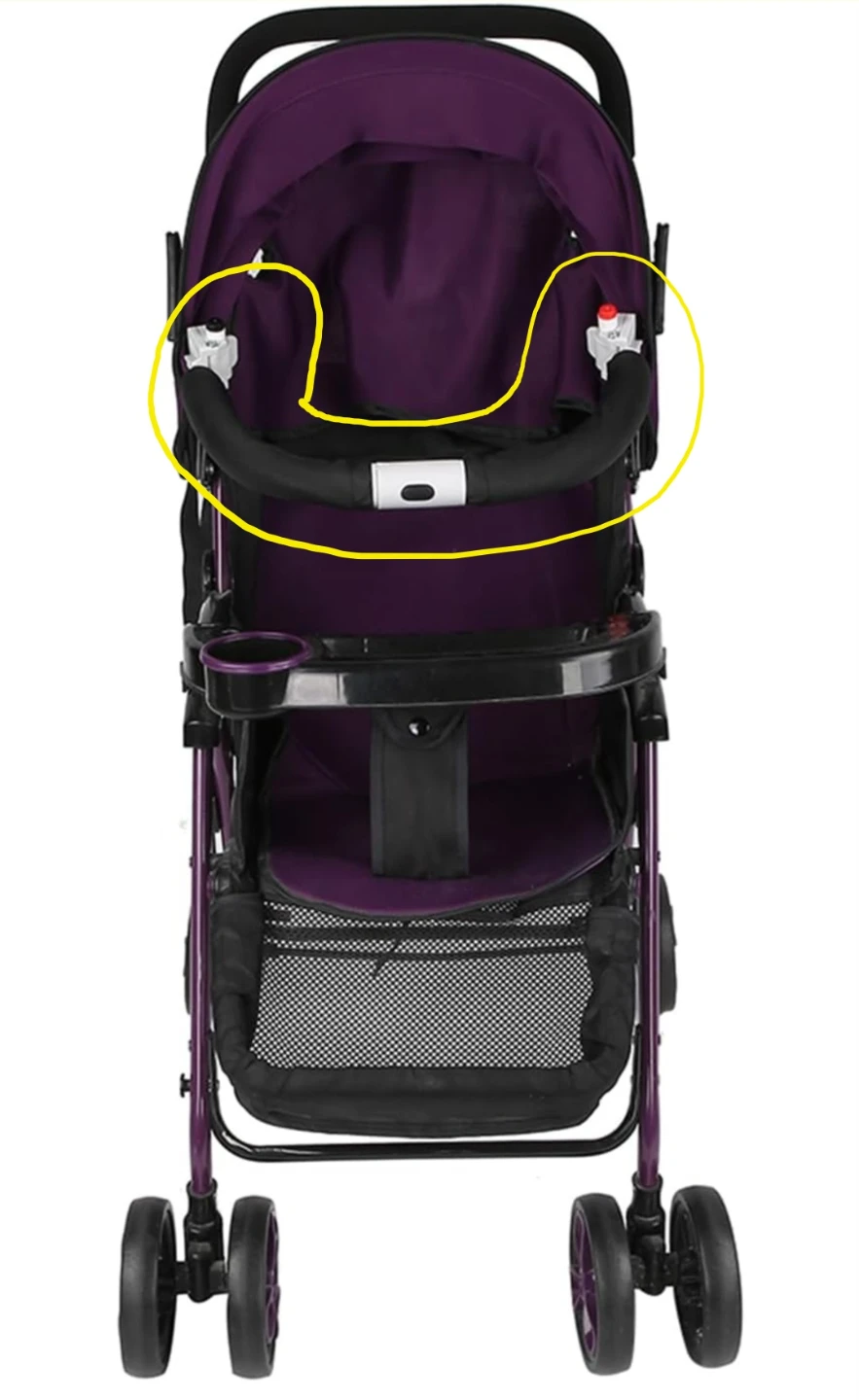 Baby Stroller Handle Handlebar Trolley Bumper Grip Handle Bar
