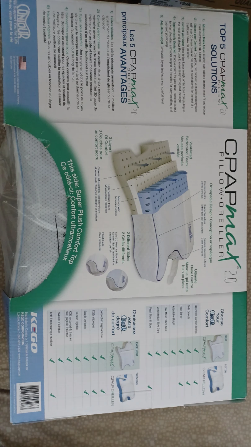 Contour CPAPmax 2.0 Pillow - photo 3