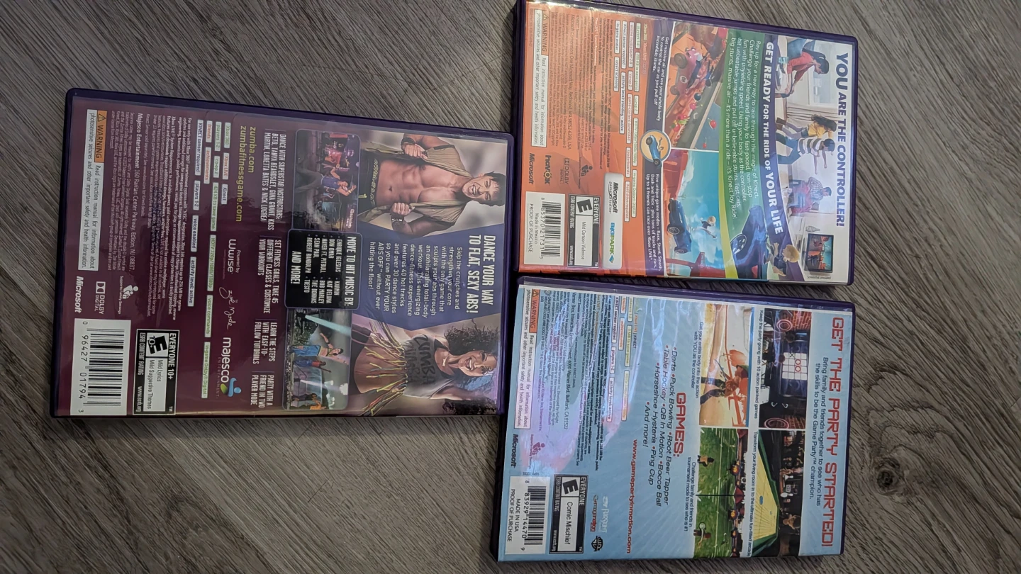 3 Xbox 360 Kinect Games - photo 2