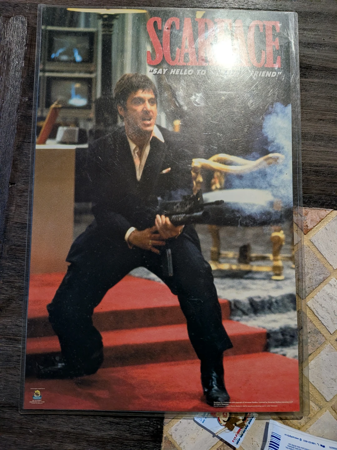 Scarface Say Hello To My Little Friend Poster