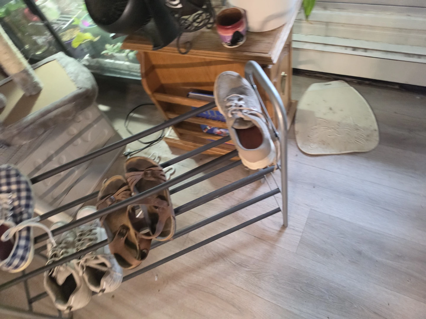 Metal 3-Tier Shoe Rack - photo 4