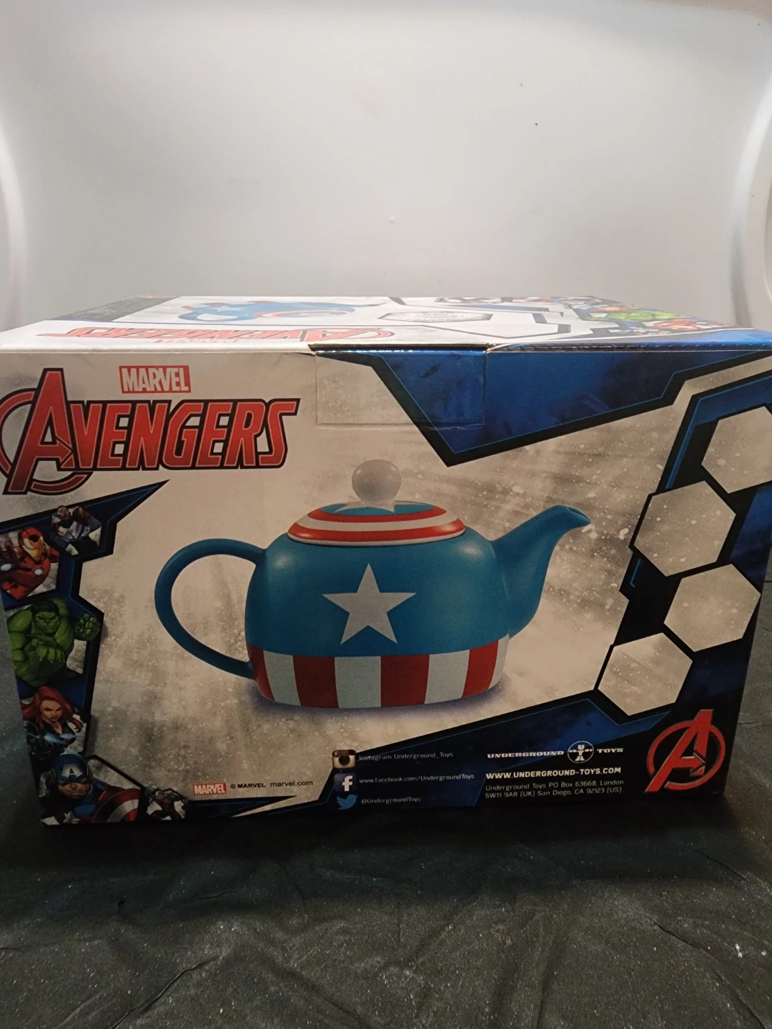 Marvel Avengers Captain America Ceramic Teapot