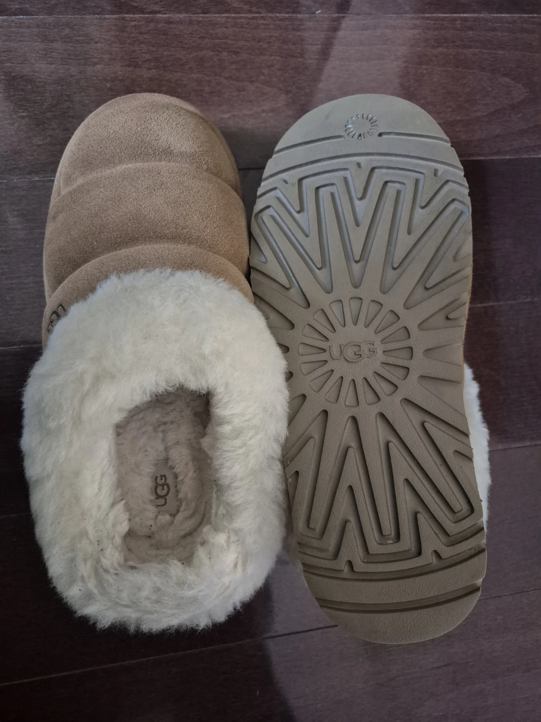 UGG Suede Slippers Tan - photo 3