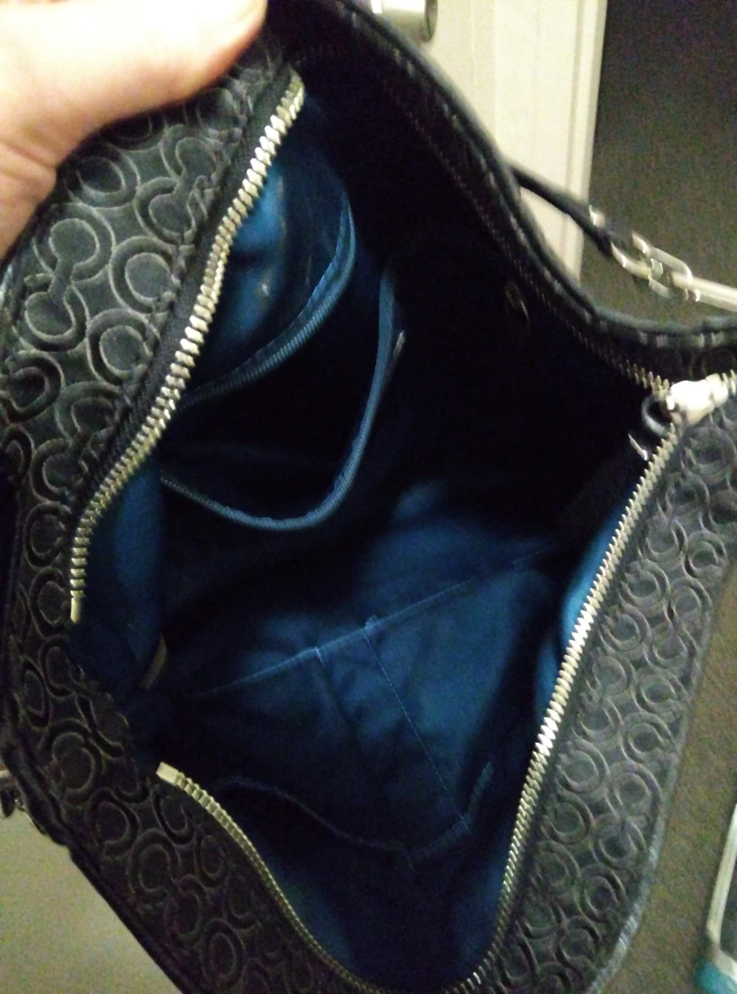 Coach Signature Black Hobo Bag - photo 3