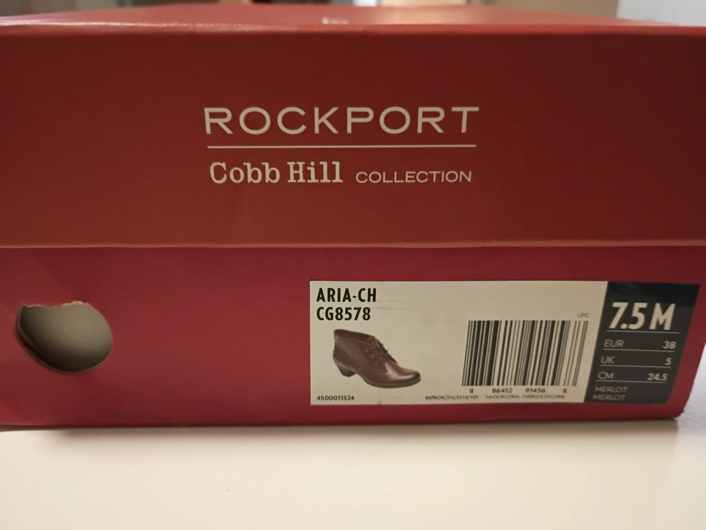 Rockport Cobb Hill Aria-CH Boots, Size 7.5M