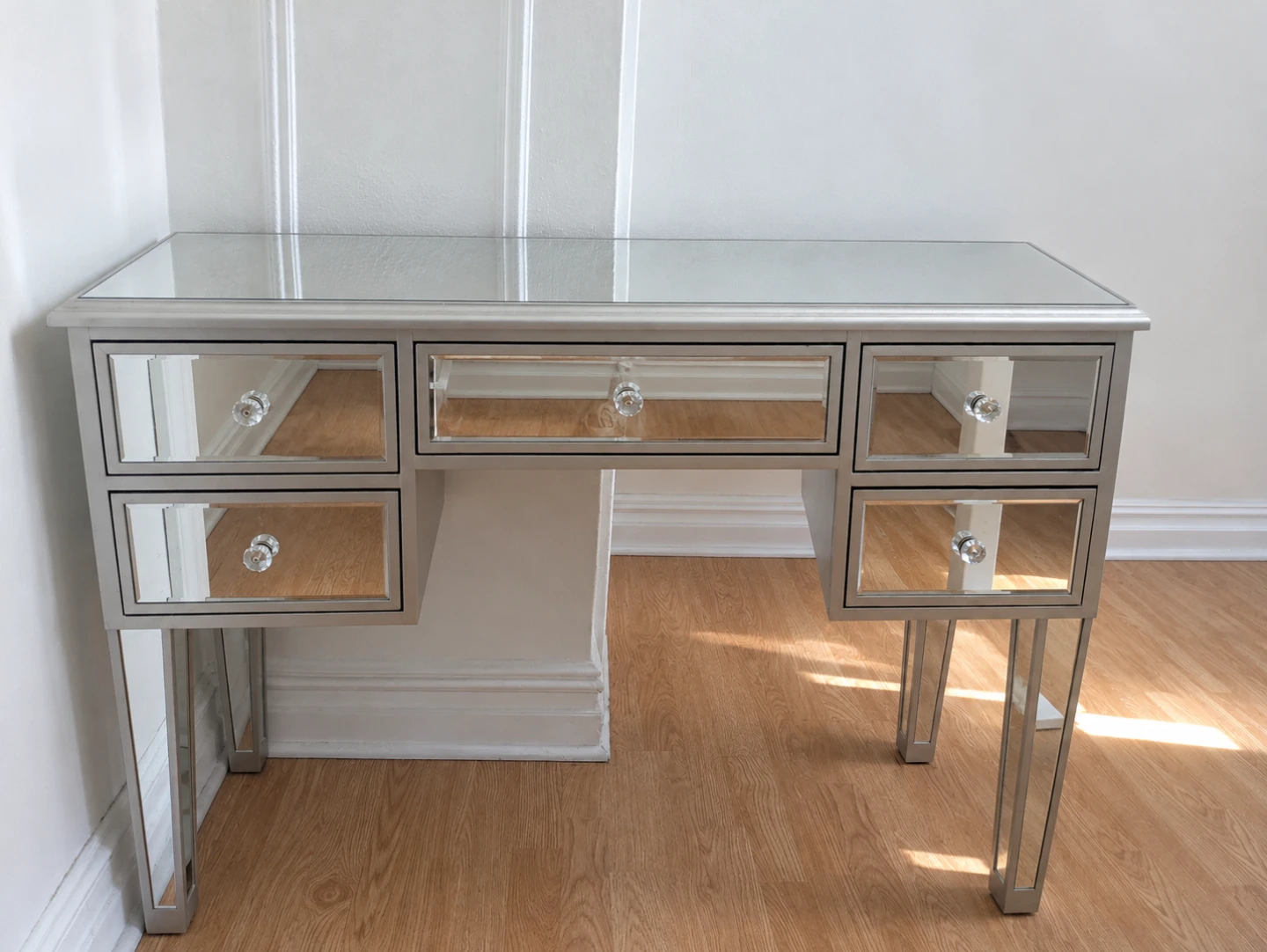 Mirrored Vanity Desk