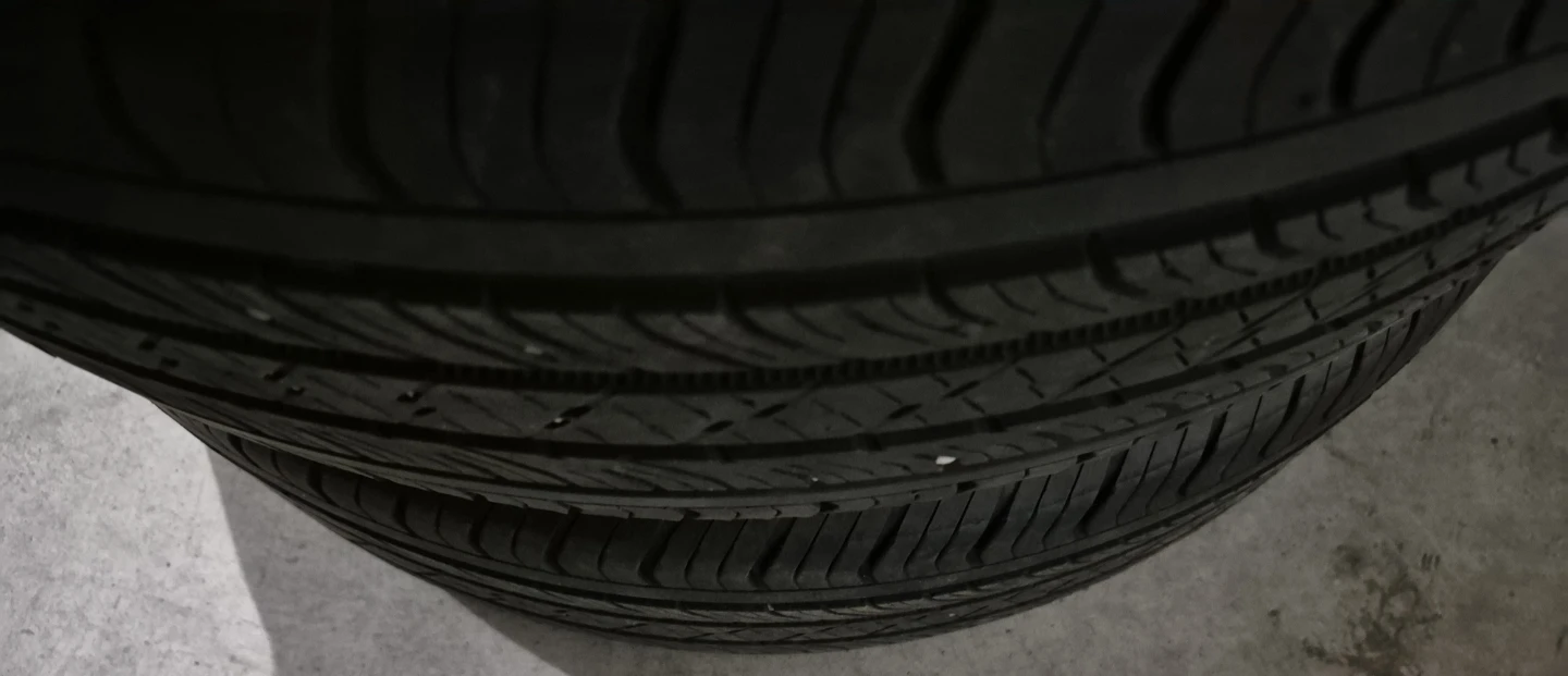 Very Good Pair of 2 Tires Size 225 60 R17 M+S *REAL DEAL* - photo 2
