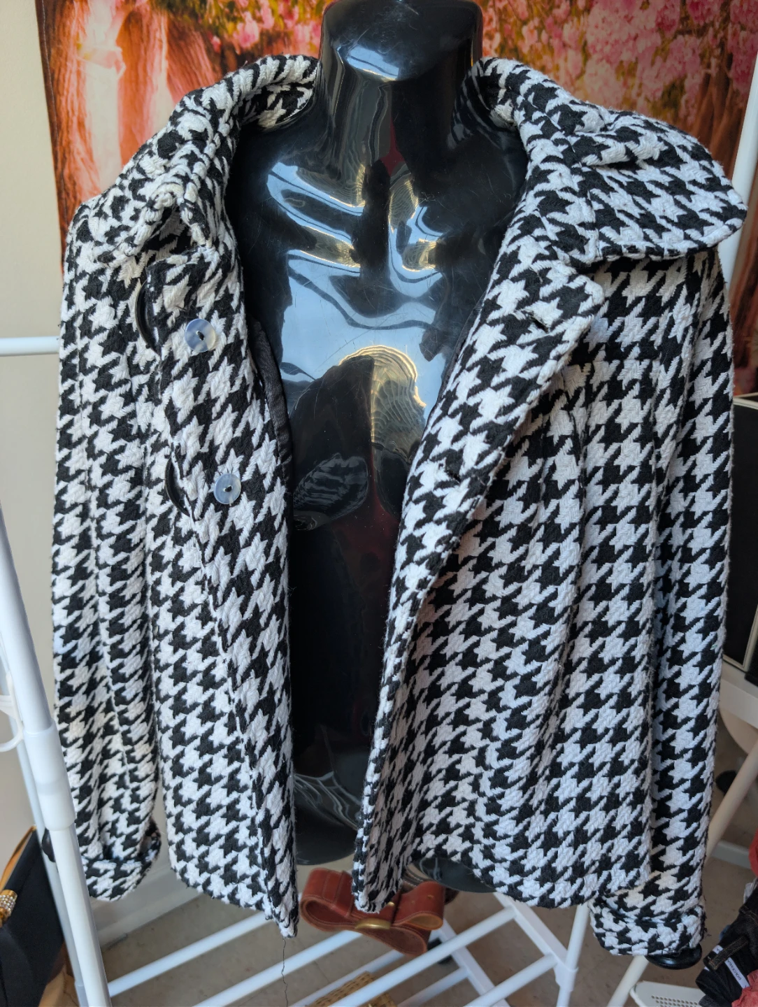 Black & white houndstooth jacket - photo 2