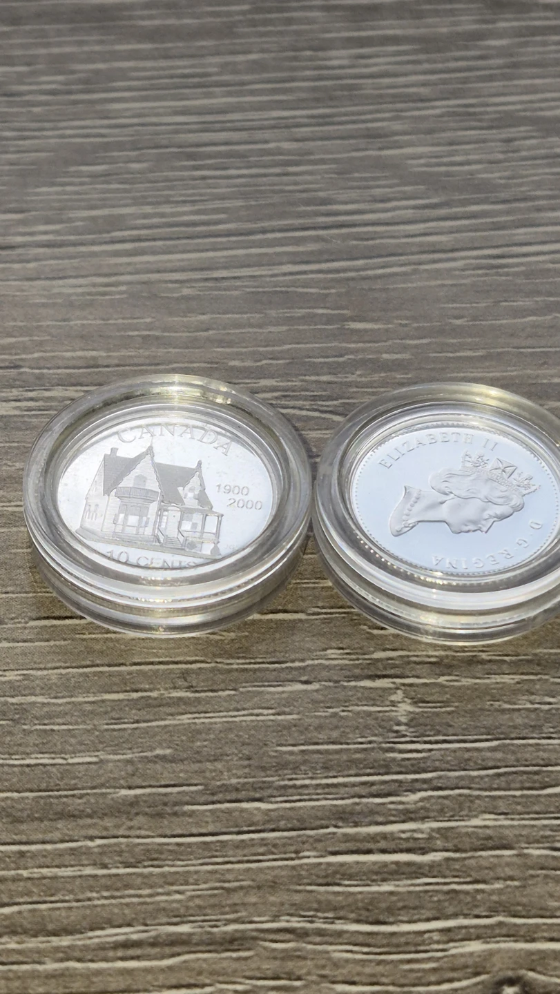 Alphonse Desjardins Silver dime vintage 2000 - photo 2