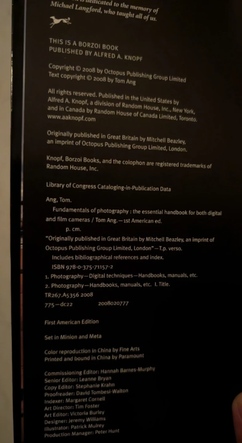 Fundamentals of Photography by Tom Ang - photo 2