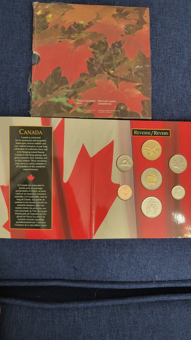 1997 Oh Canada! Uncirculated Coin Set - photo 2