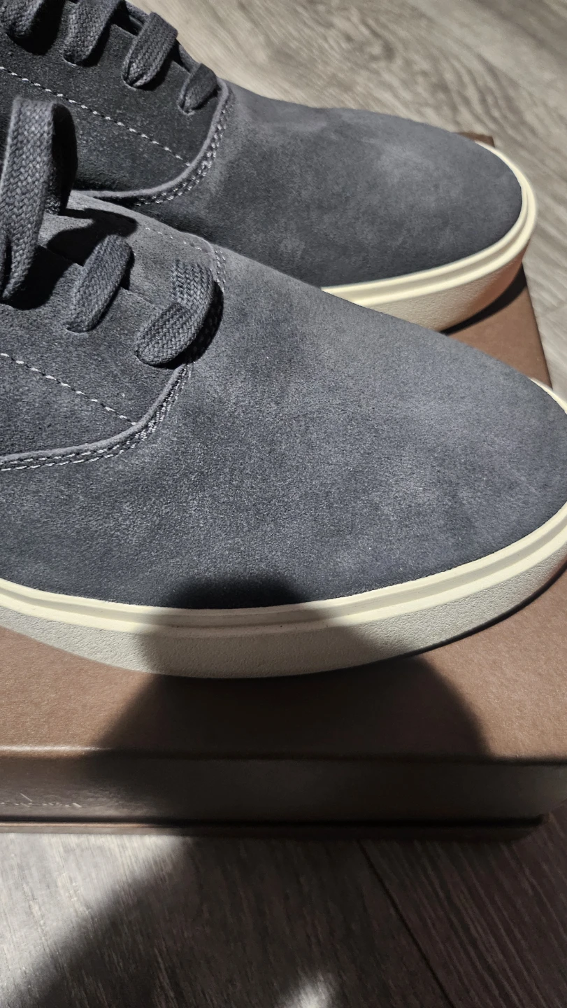 Gray Suede Sneakers - photo 4